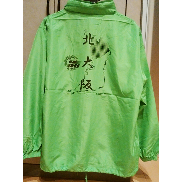 TRD　ジャンパー　ジャケット　ブルゾン　MA-1　バックプリント　刺繍　Ｌサイズ　中綿入り 実績No.013ジャンパー・ブルゾンのオリジナルプリント専門店